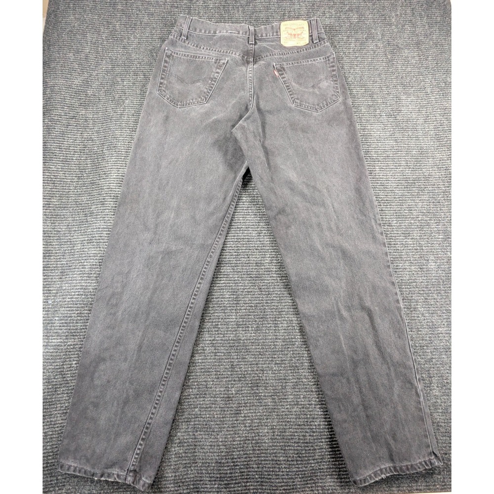 Levi's 550 Relaxed Fit Jeans Mens 36x36 Gray Denim Cotton Mid Rise Straight Leg - Picture 2 of 16